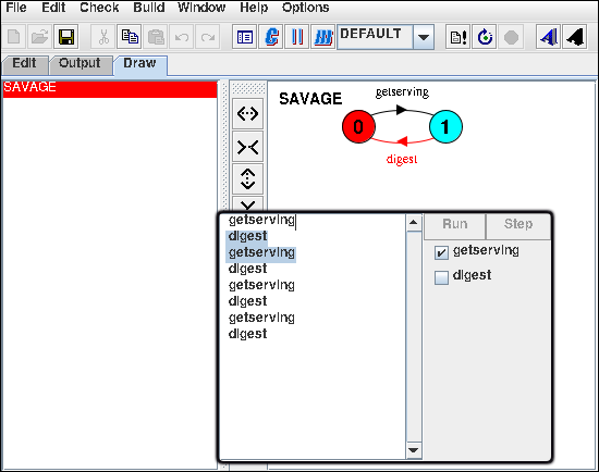fig 1: Basic LTSA example